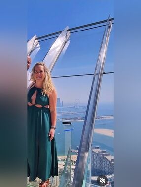 SHEIN Hunter Green Cutout Maxi Dress, Flowy, Cotton With High Slits In Front